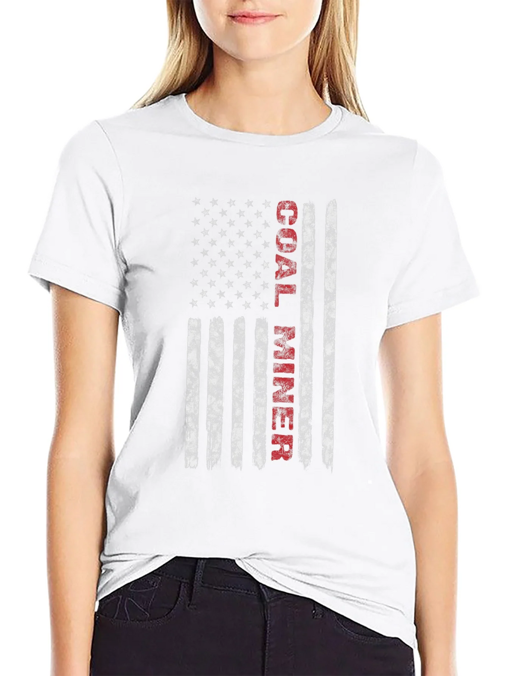 Coal Miner Flag Graphic Tee - Patriotic T-Shirt product image 8