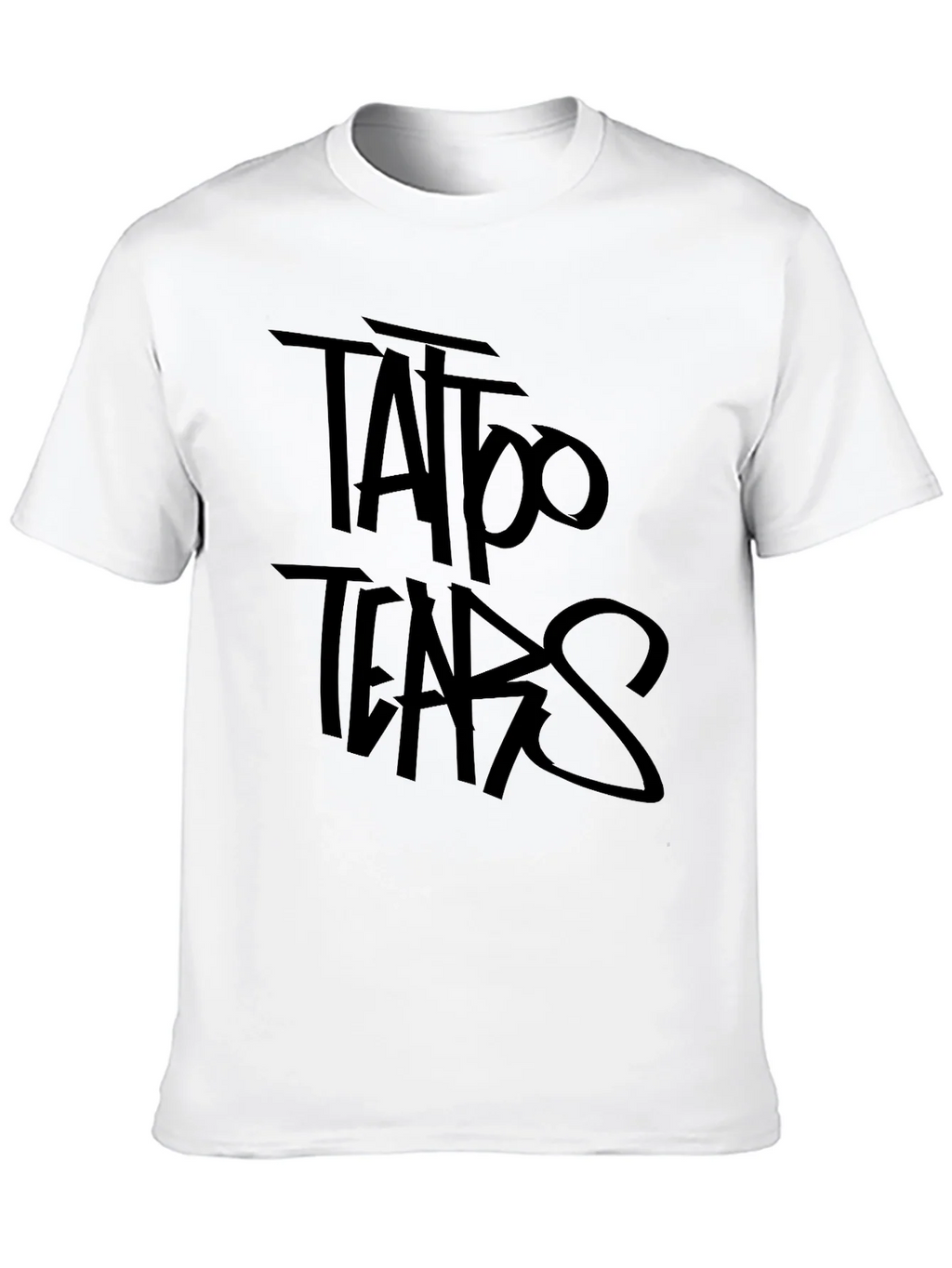 Tattoo Tears Black Graphic Tee - Edgy Style product image 8