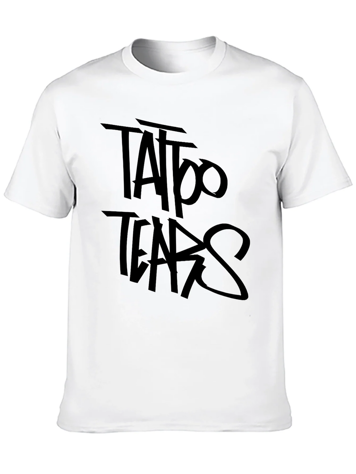 Tattoo Tears Black Graphic Tee - Edgy Style product image 8