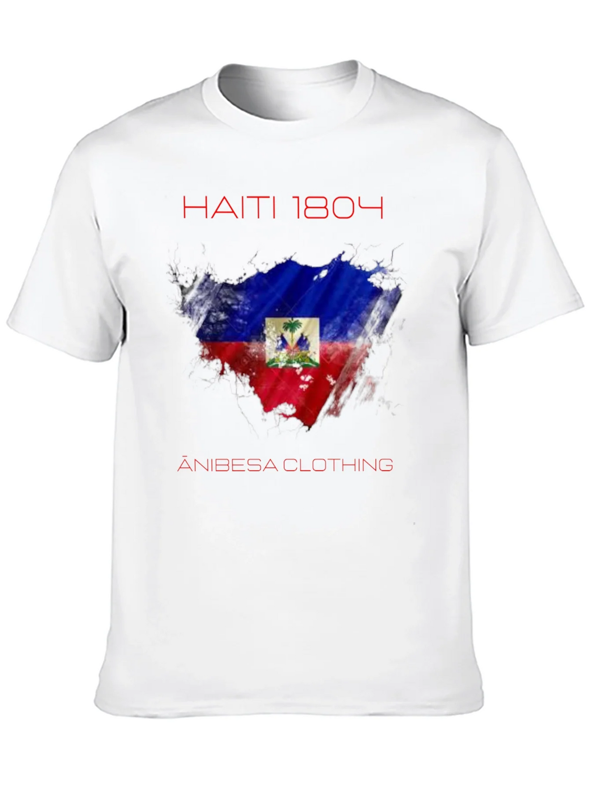 Haiti 1804 Flag T-Shirt - Anibesa Clothing product image 9