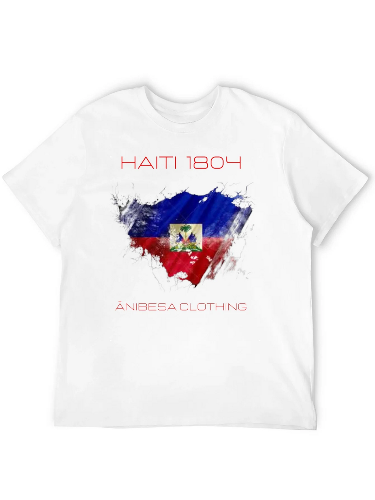 Haiti 1804 Flag T-Shirt - Anibesa Clothing product image 11