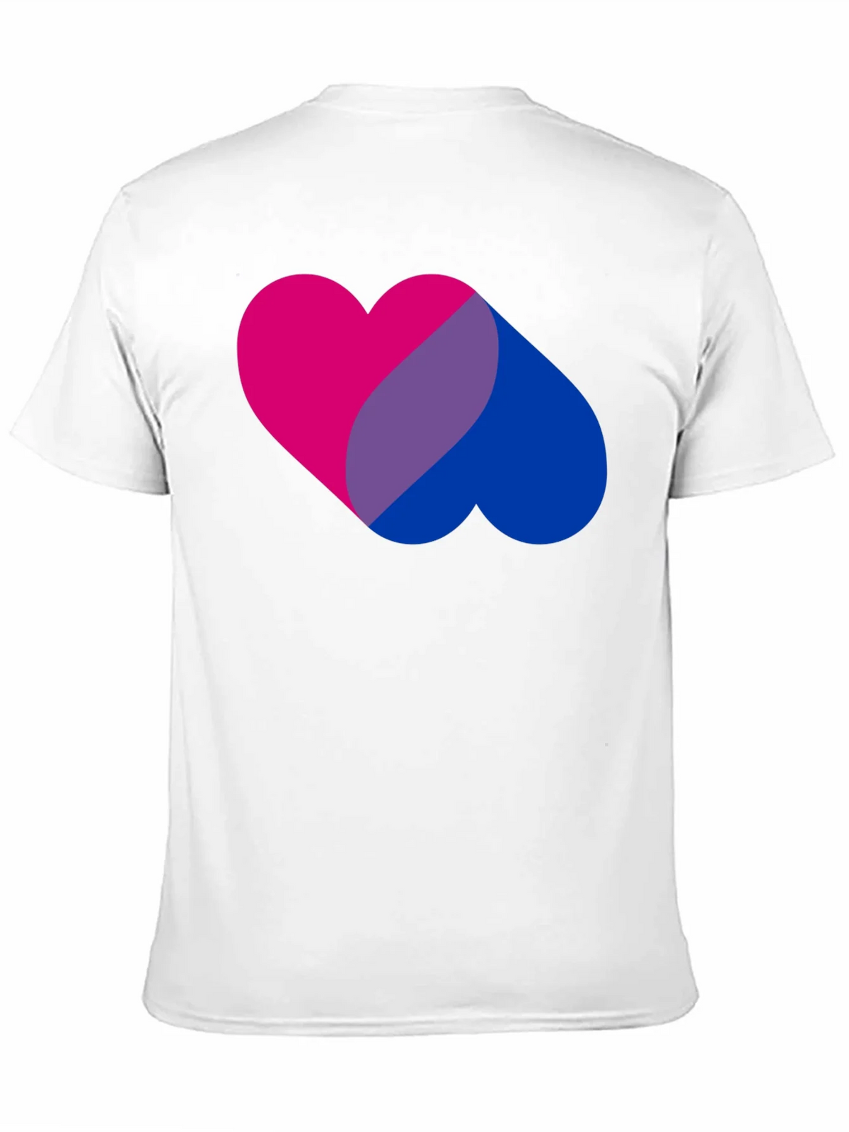 Bi Pride Heart Graphic Tee - Bisexual T-Shirt product image 9