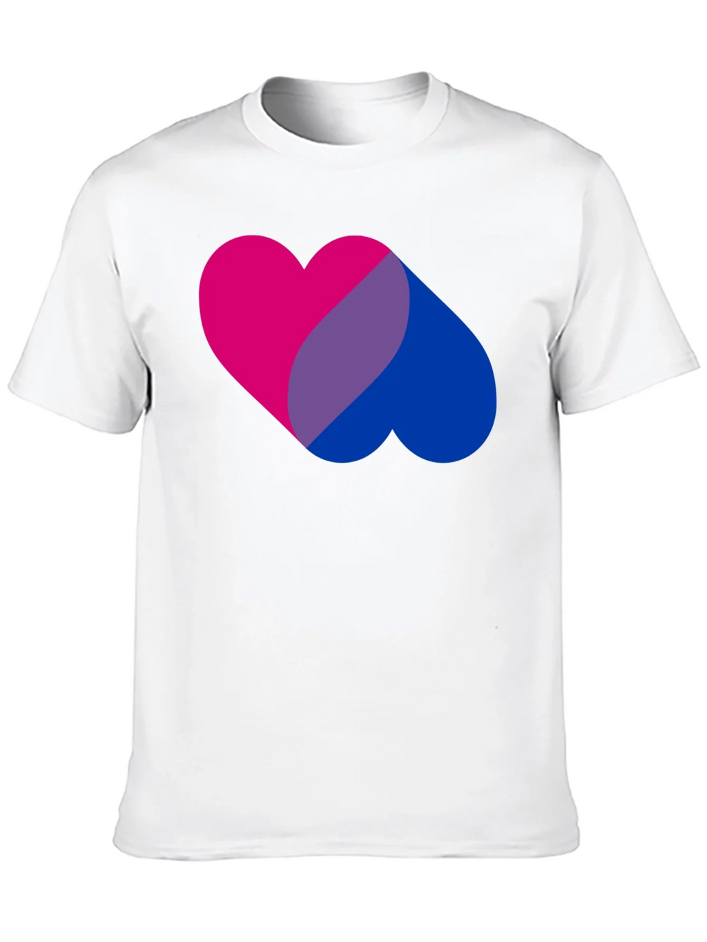 Bi Pride Heart Graphic Tee - Bisexual T-Shirt product image 8