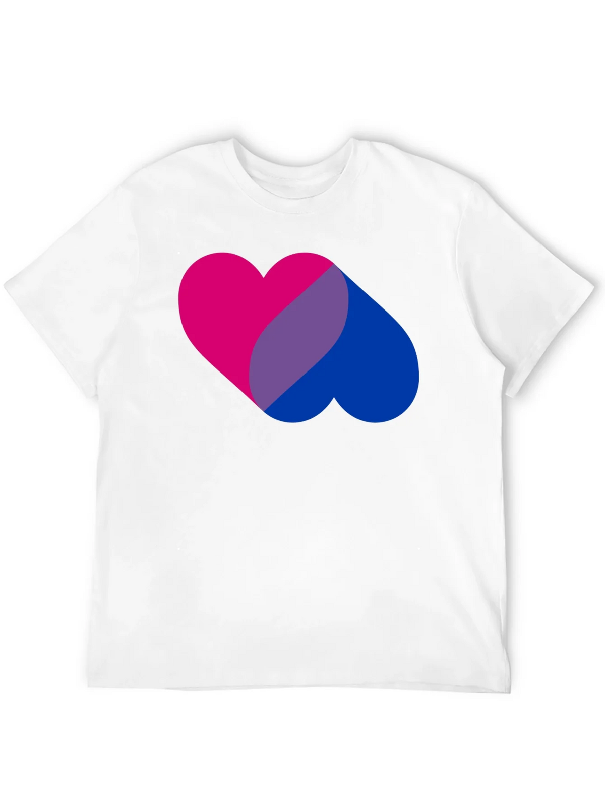 Bi Pride Heart Graphic Tee - Bisexual T-Shirt product image 10