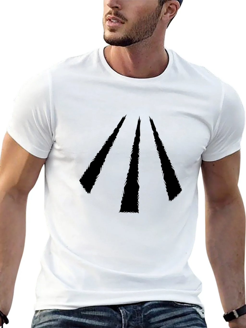 Modern Graphic T-Shirt - Geometric Arrow Design product image 12