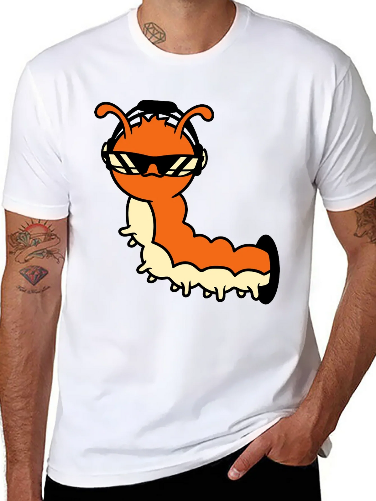 Cool Caterpillar T-Shirt - Fun Graphic Tee product image 7