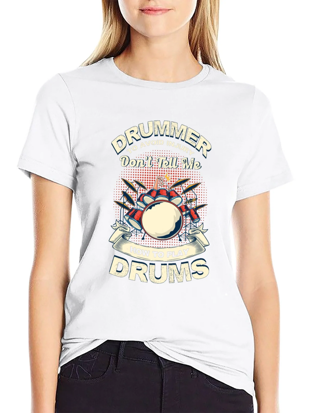 Drummer T-Shirt: Dont Tell Me How to Play Drums product image 8