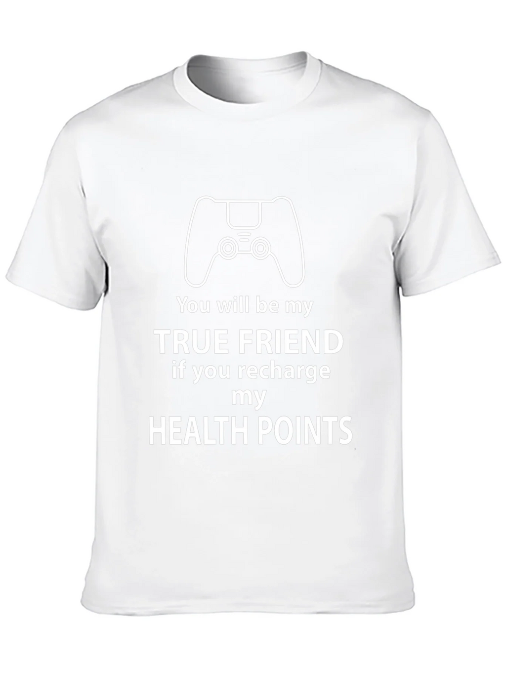 Gamer Recharge Health Points Graphic Tee - Black Cotton product image 9