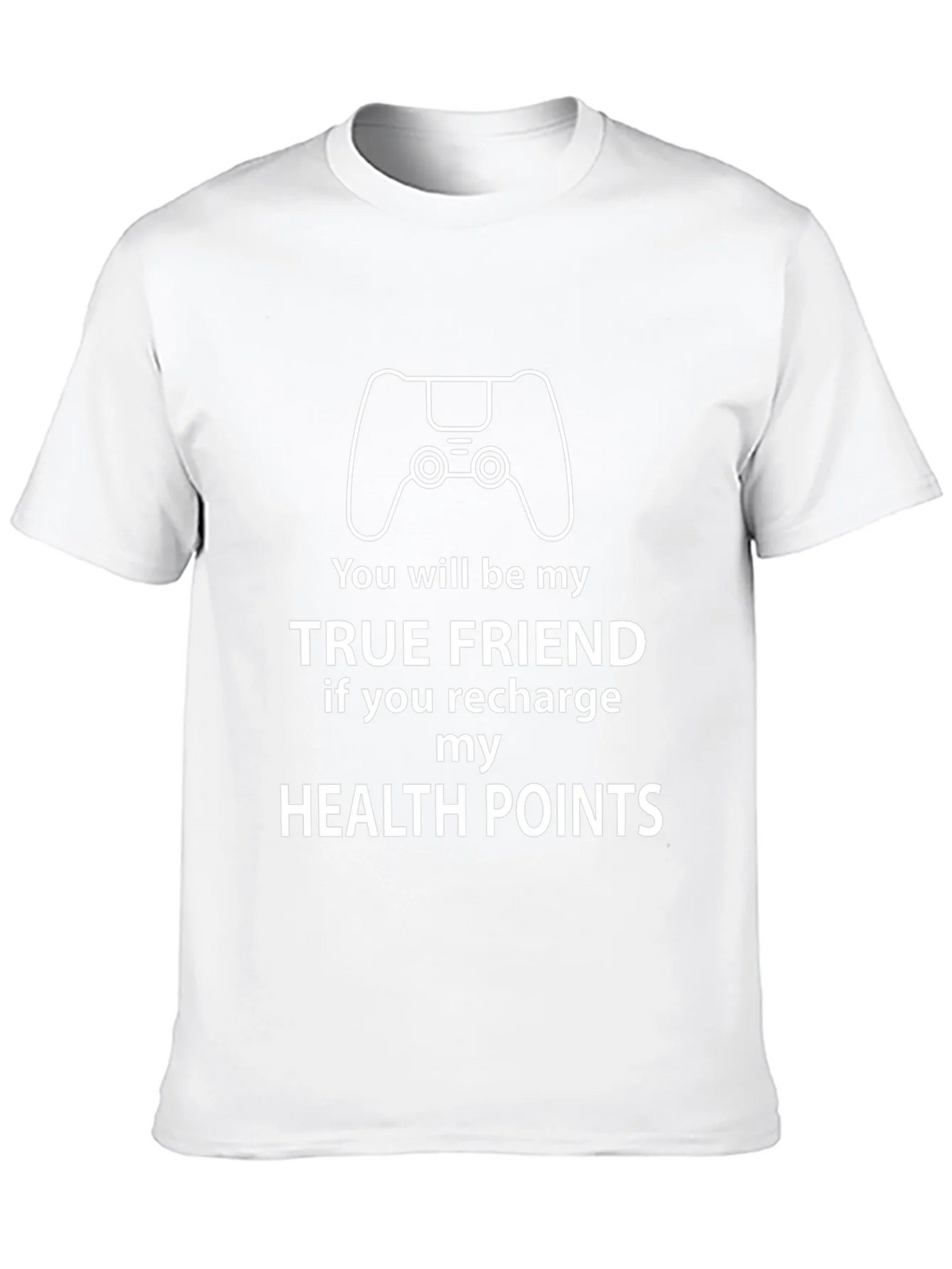 Gamer Recharge Health Points Graphic Tee - Black Cotton product image 9