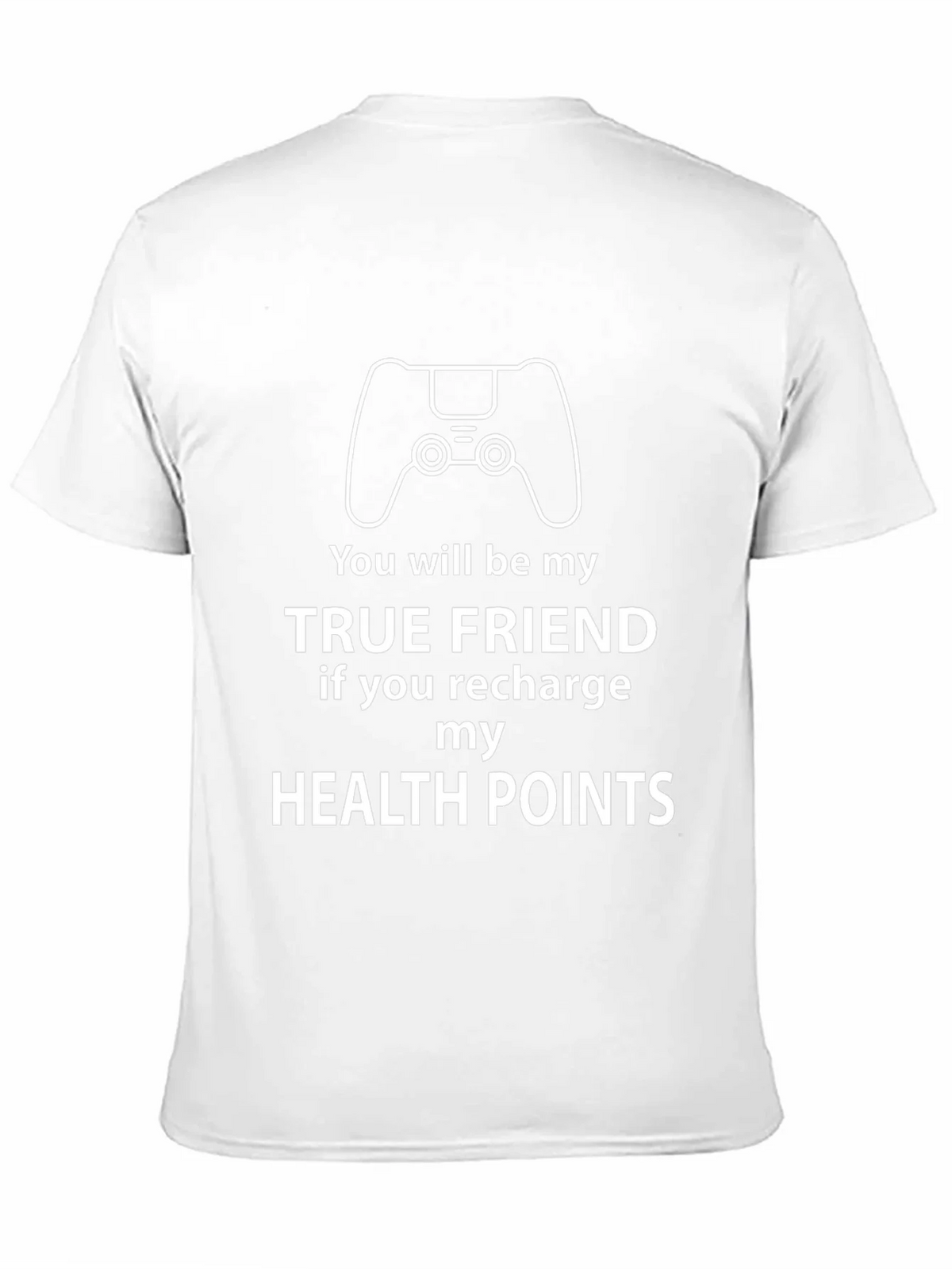 Gamer Recharge Health Points Graphic Tee - Black Cotton product image 10