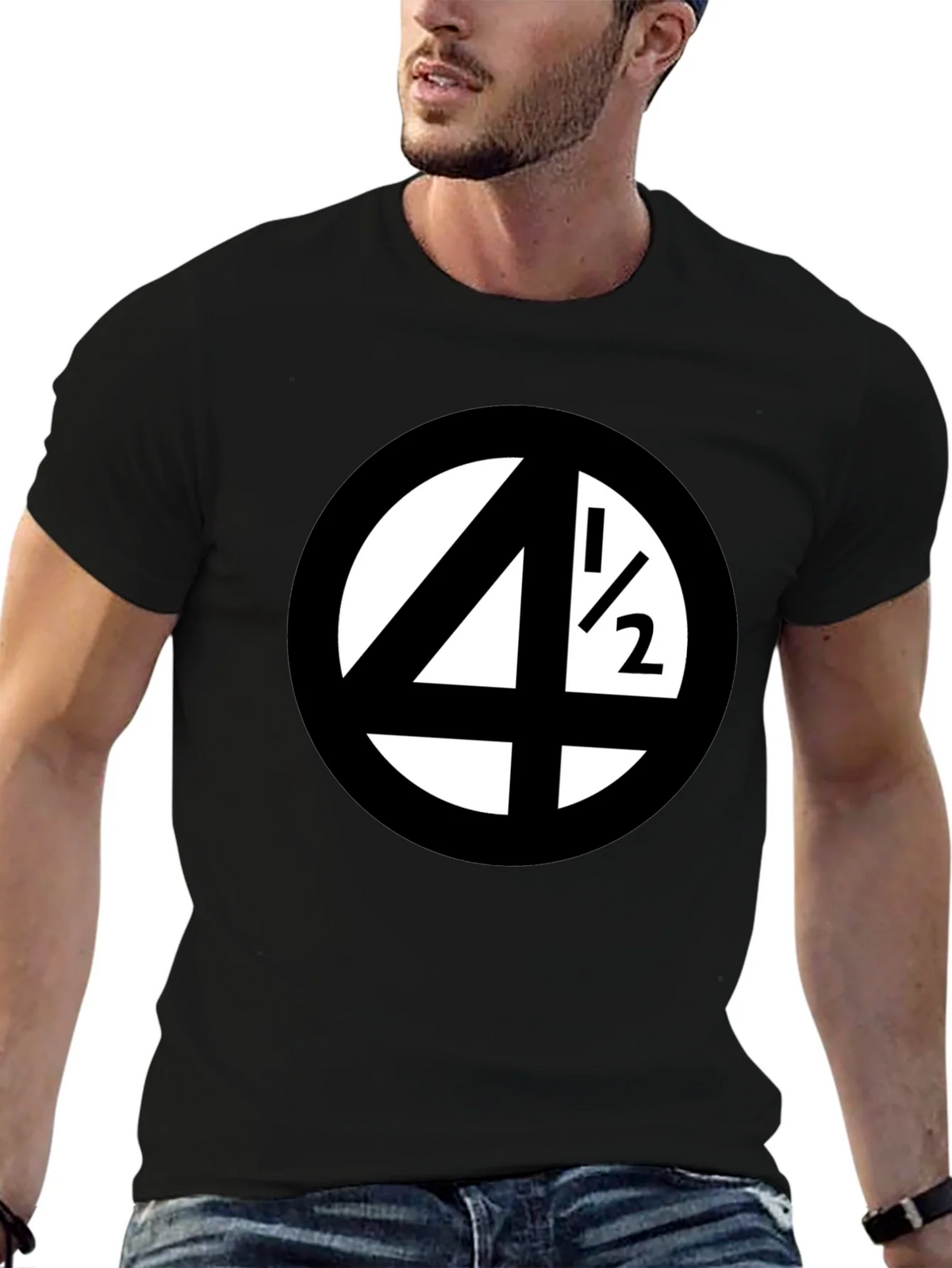 Novelty 4 1/2 Graphic Tee - Black T-Shirt product image 2