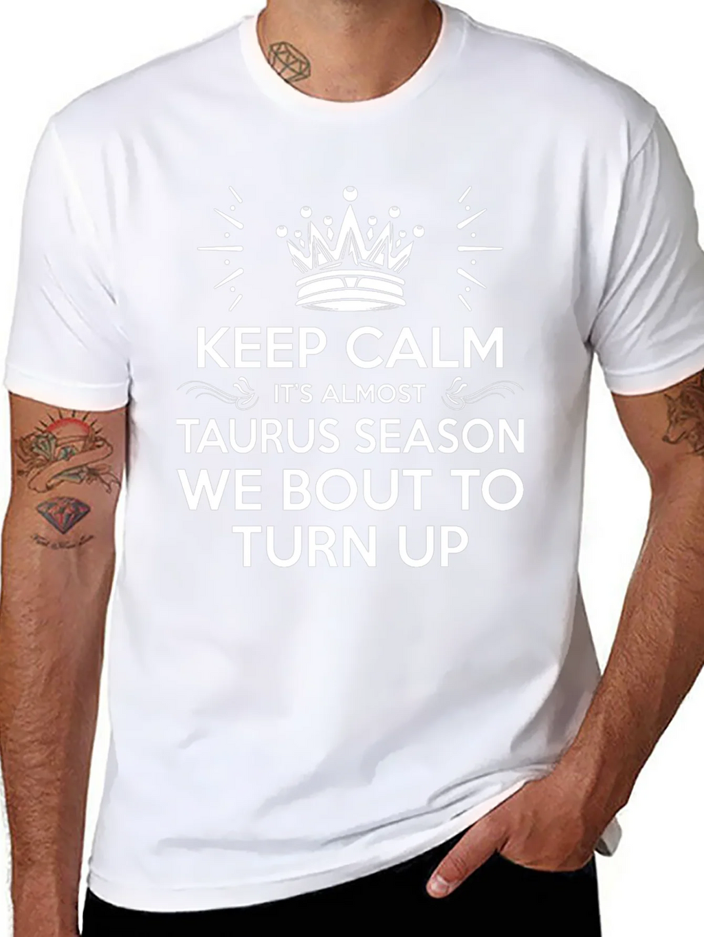 Keep Calm Taurus Season T-Shirt product image 7