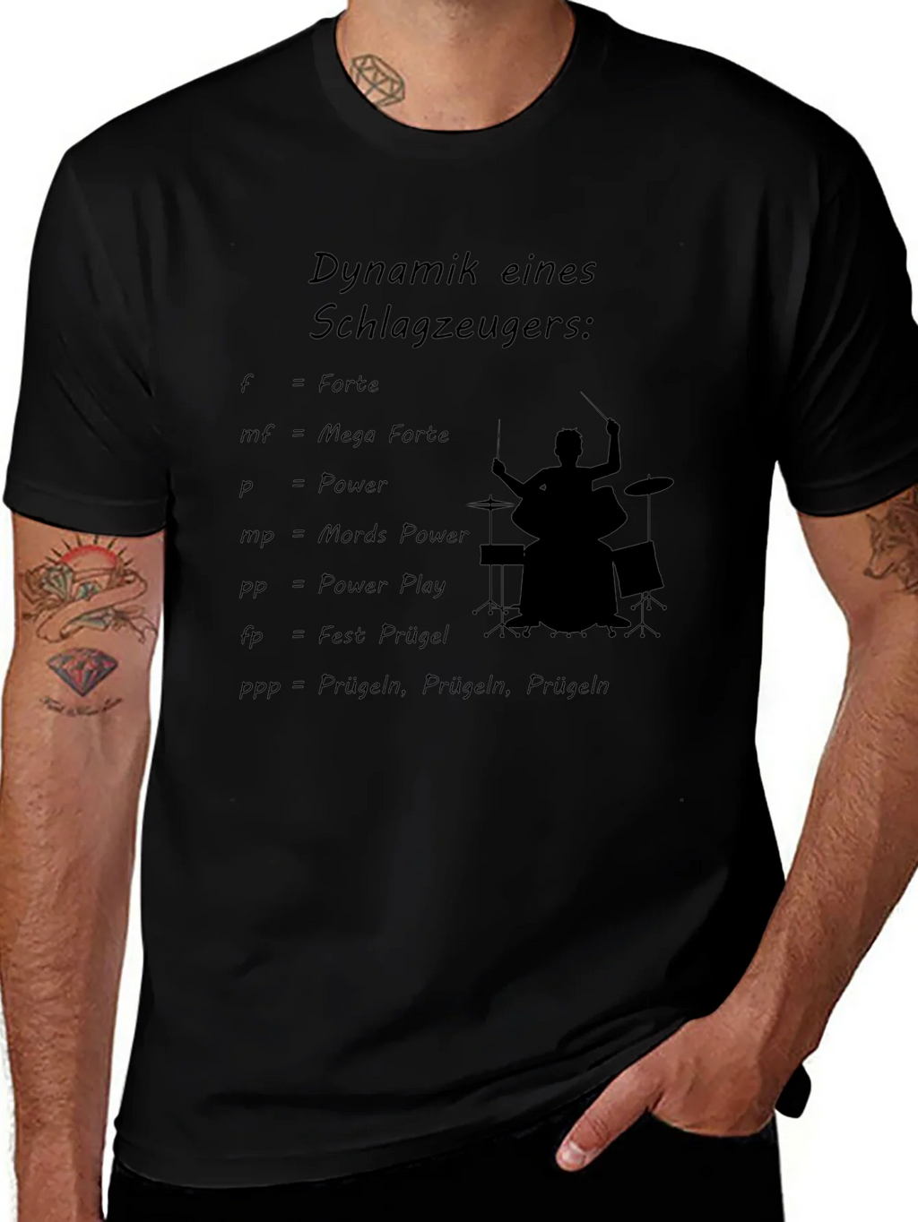 Drummer Dynamics Black T-Shirt product image 1