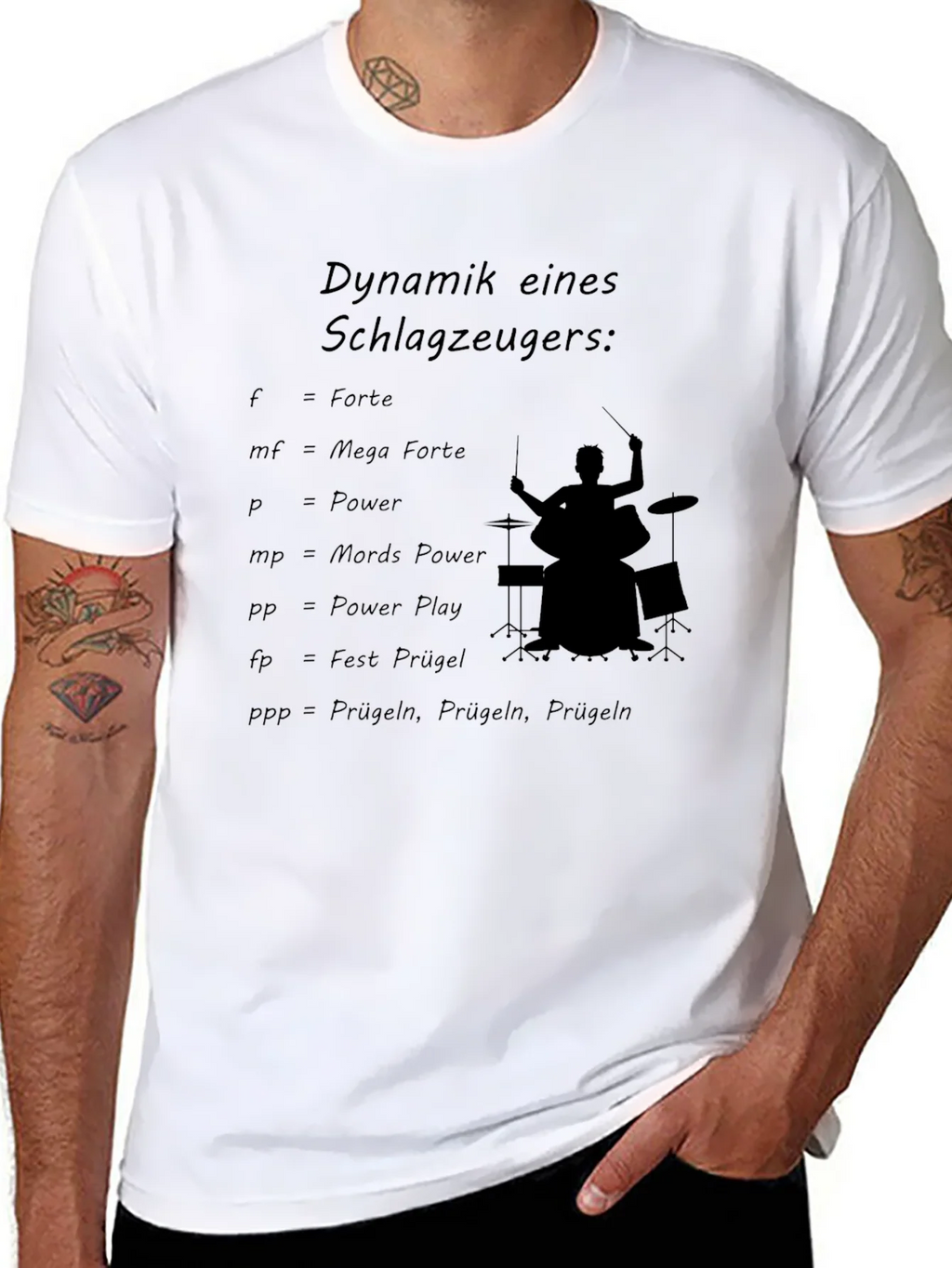 Drummer Dynamics Black T-Shirt product image 7
