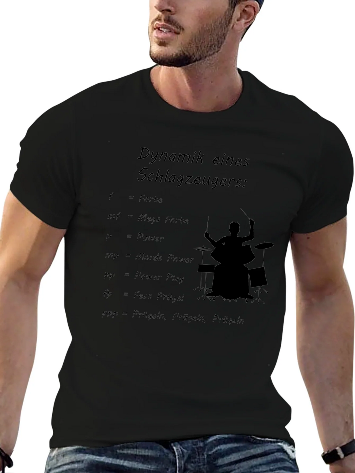 Drummer Dynamics Black T-Shirt product image 6