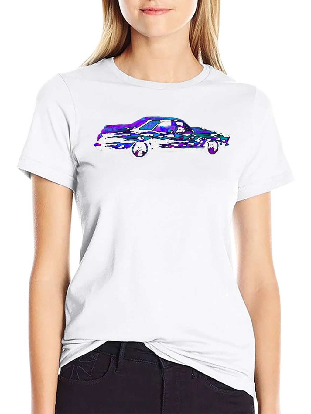 Retro Car Graphic Tee - Black product image 8