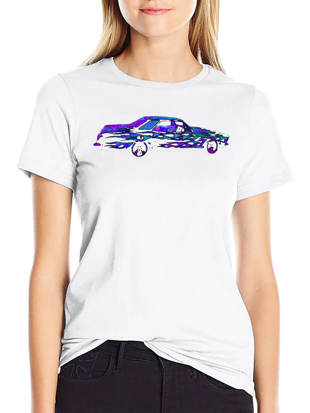 Retro Car Graphic Tee - Black product image 8
