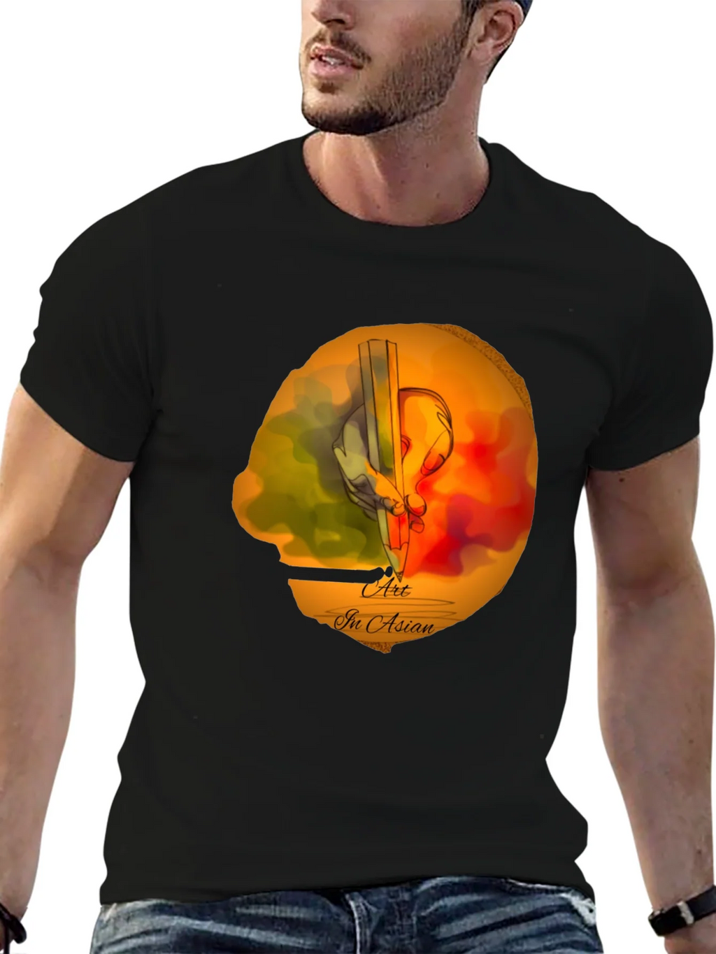 Art In Asian T-Shirt | Artistic Graphic Tee product image 6