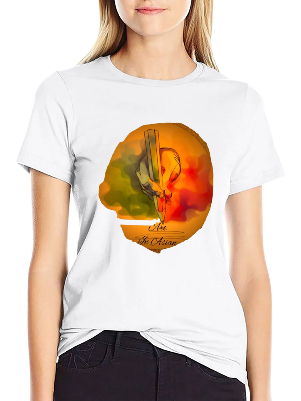 Art In Asian T-Shirt | Artistic Graphic Tee product image 8