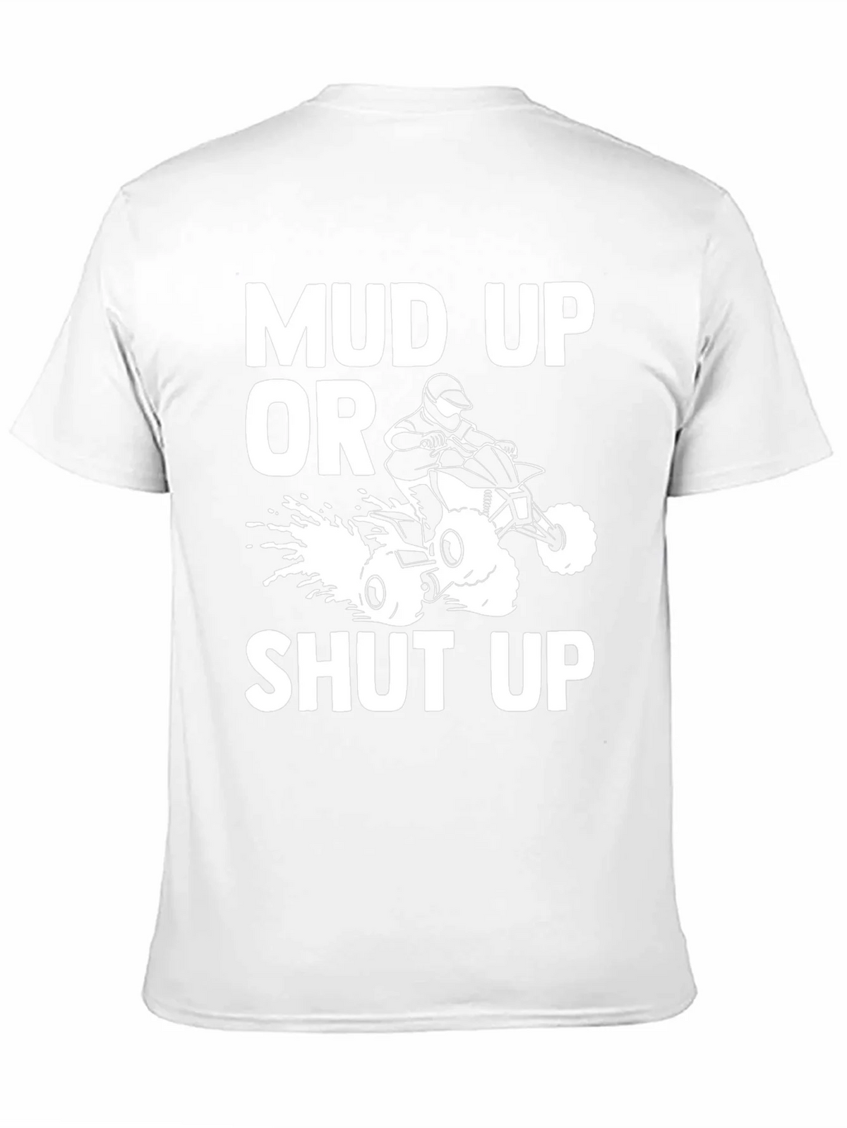 Mud Up or Shut Up Black Graphic Tee product image 5
