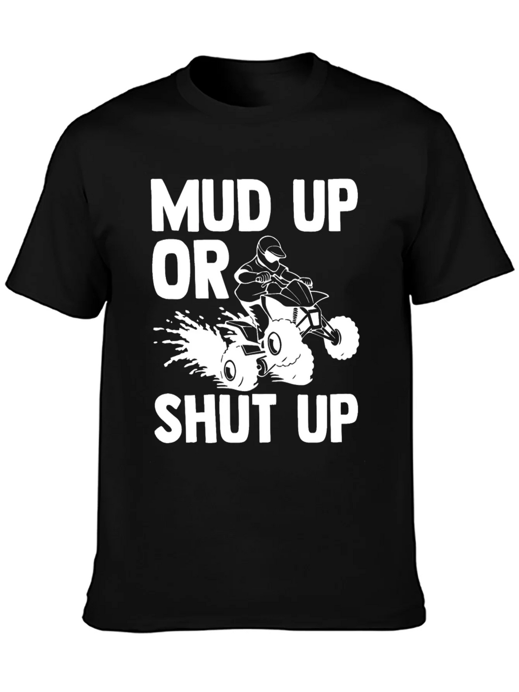Mud Up or Shut Up Black Graphic Tee product image 2