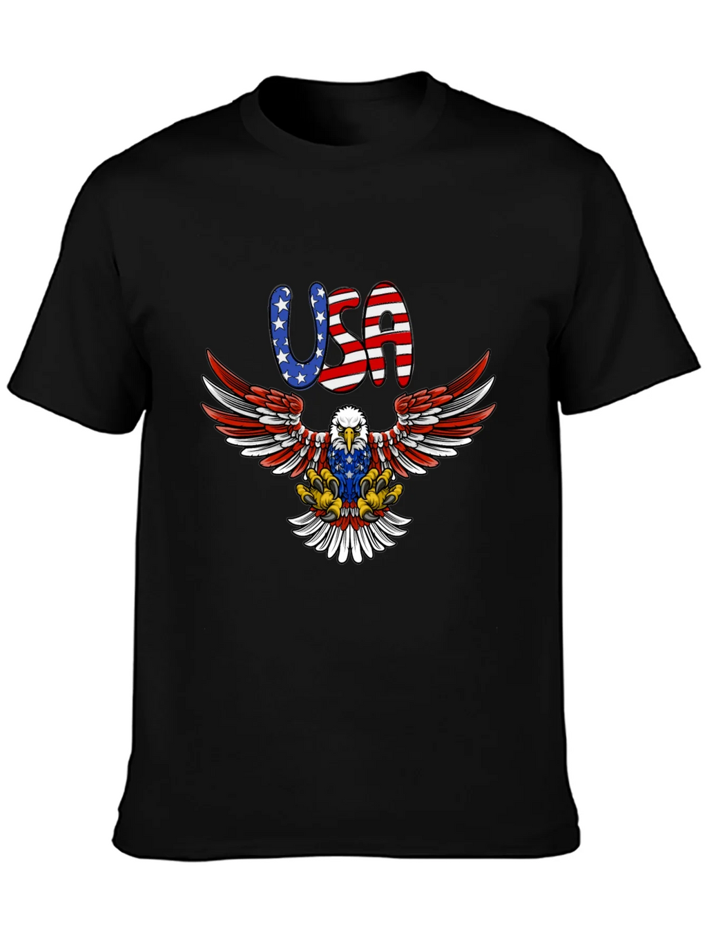 Patriotic USA Eagle Graphic Tee product image 3