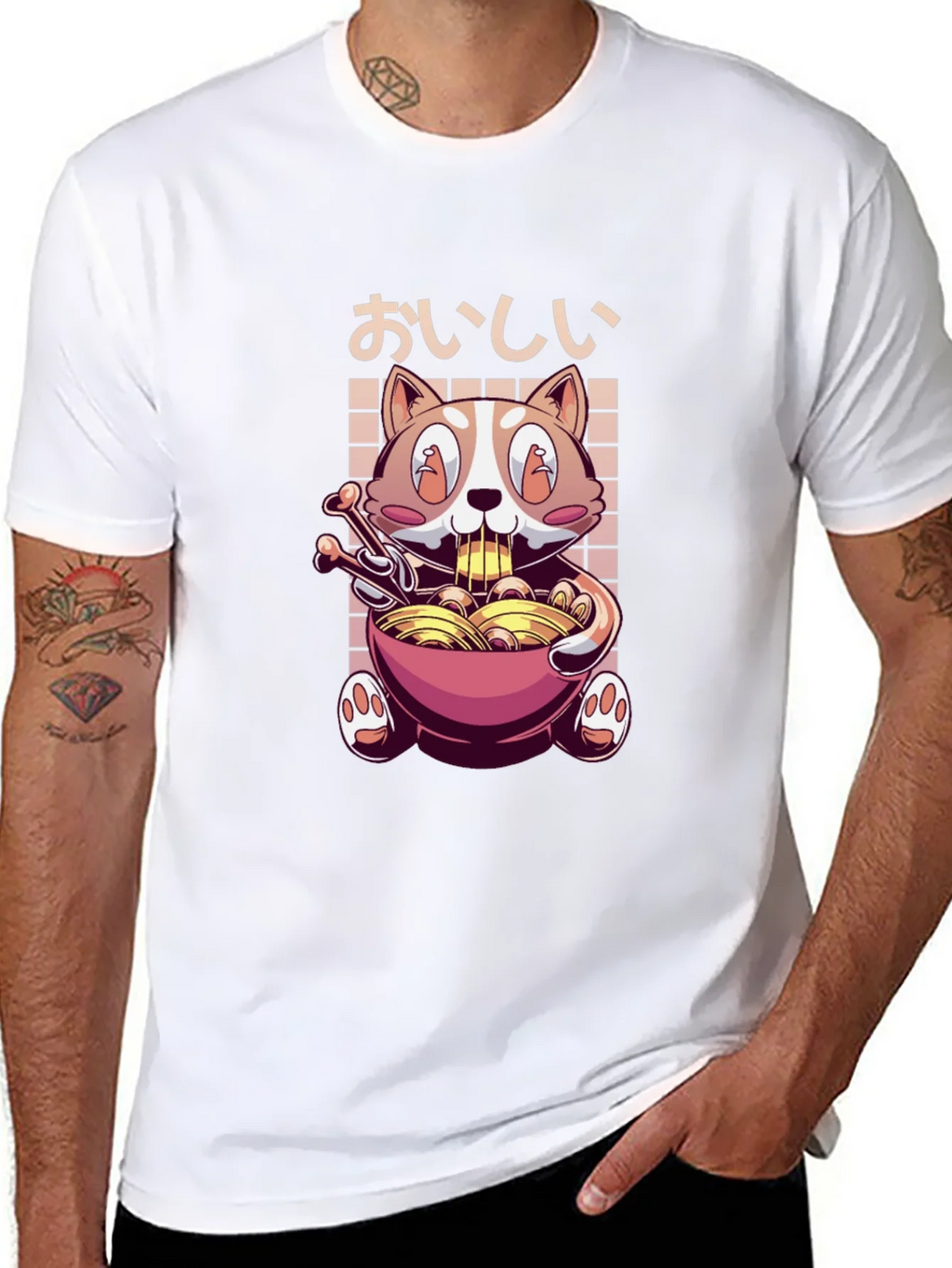 Ramen Cat T-Shirt - Kawaii Noodle Lover Tee product image 7