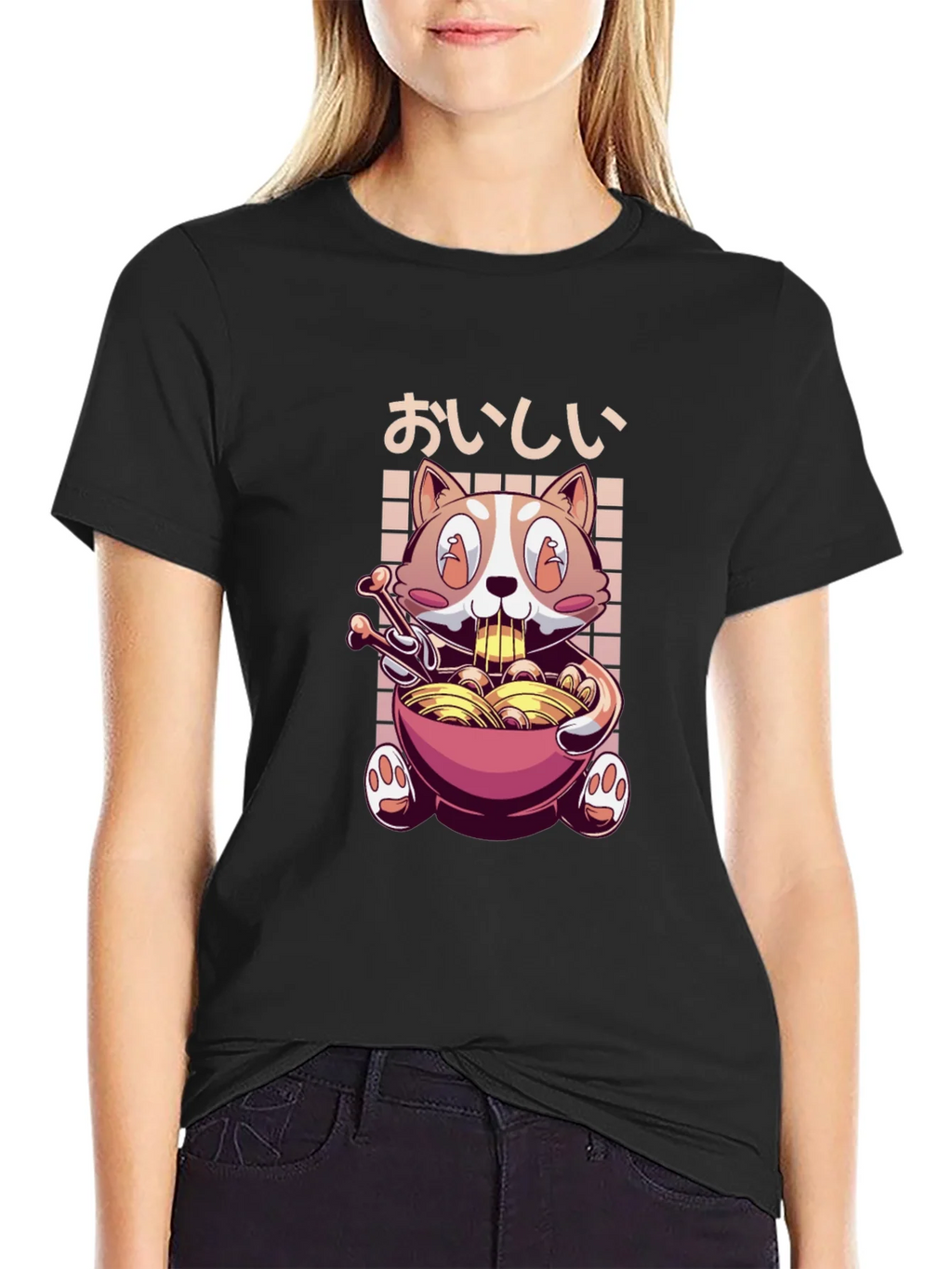 Ramen Cat T-Shirt - Kawaii Noodle Lover Tee product image 2
