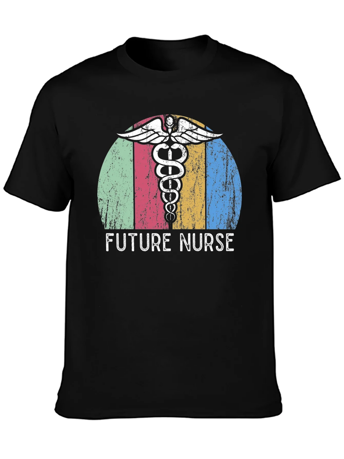 Future Nurse Graphic Tee - Black Cotton product image 2