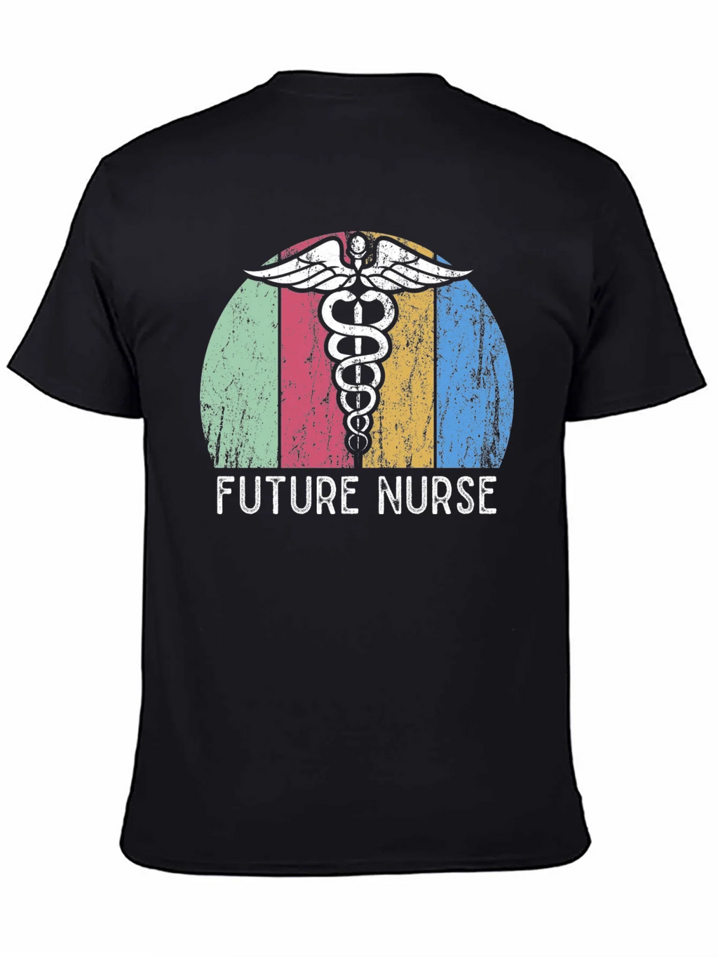 Future Nurse Graphic Tee - Black Cotton product image 3