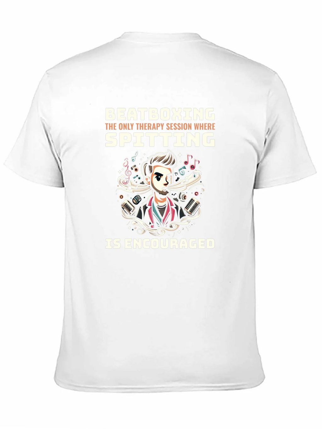 Beatboxing Therapy Session Graphic Tee product image 10