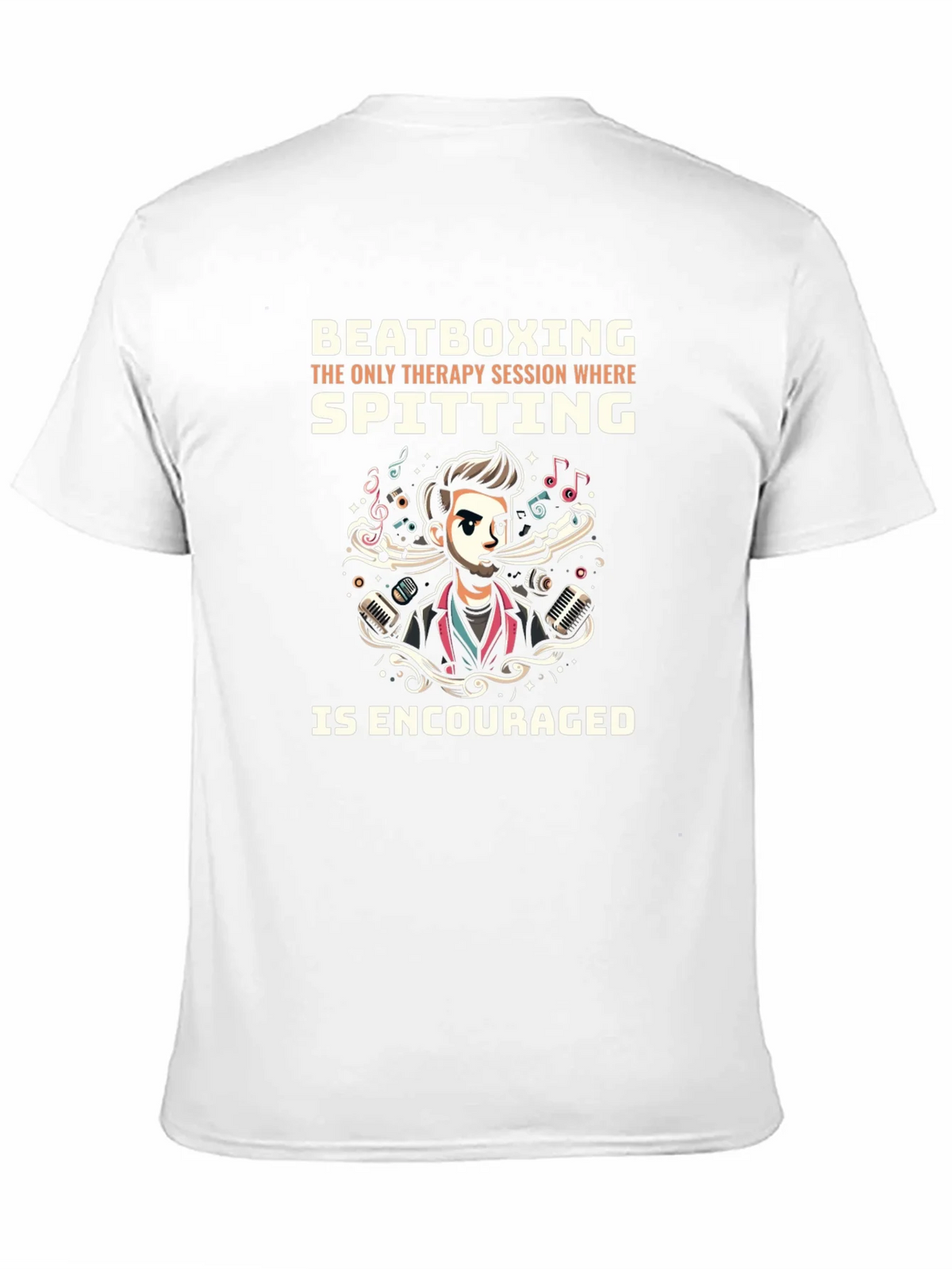 Beatboxing Therapy Session Graphic Tee product image 10
