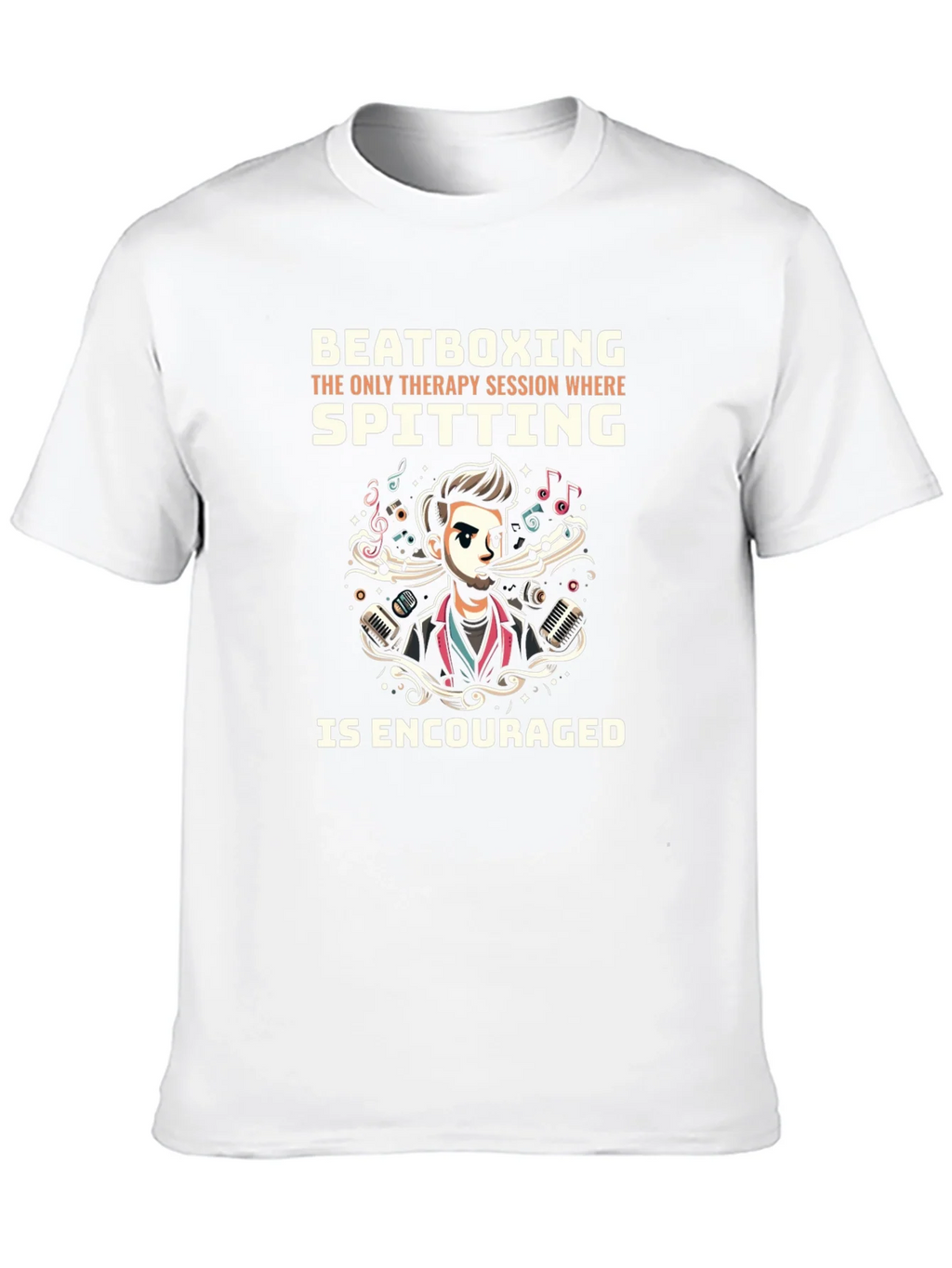 Beatboxing Therapy Session Graphic Tee product image 9