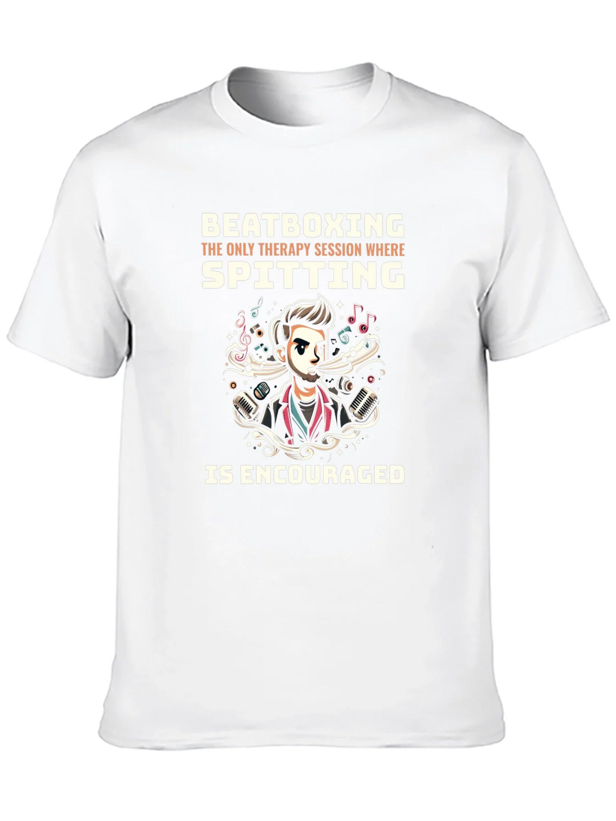 Beatboxing Therapy Session Graphic Tee product image 9