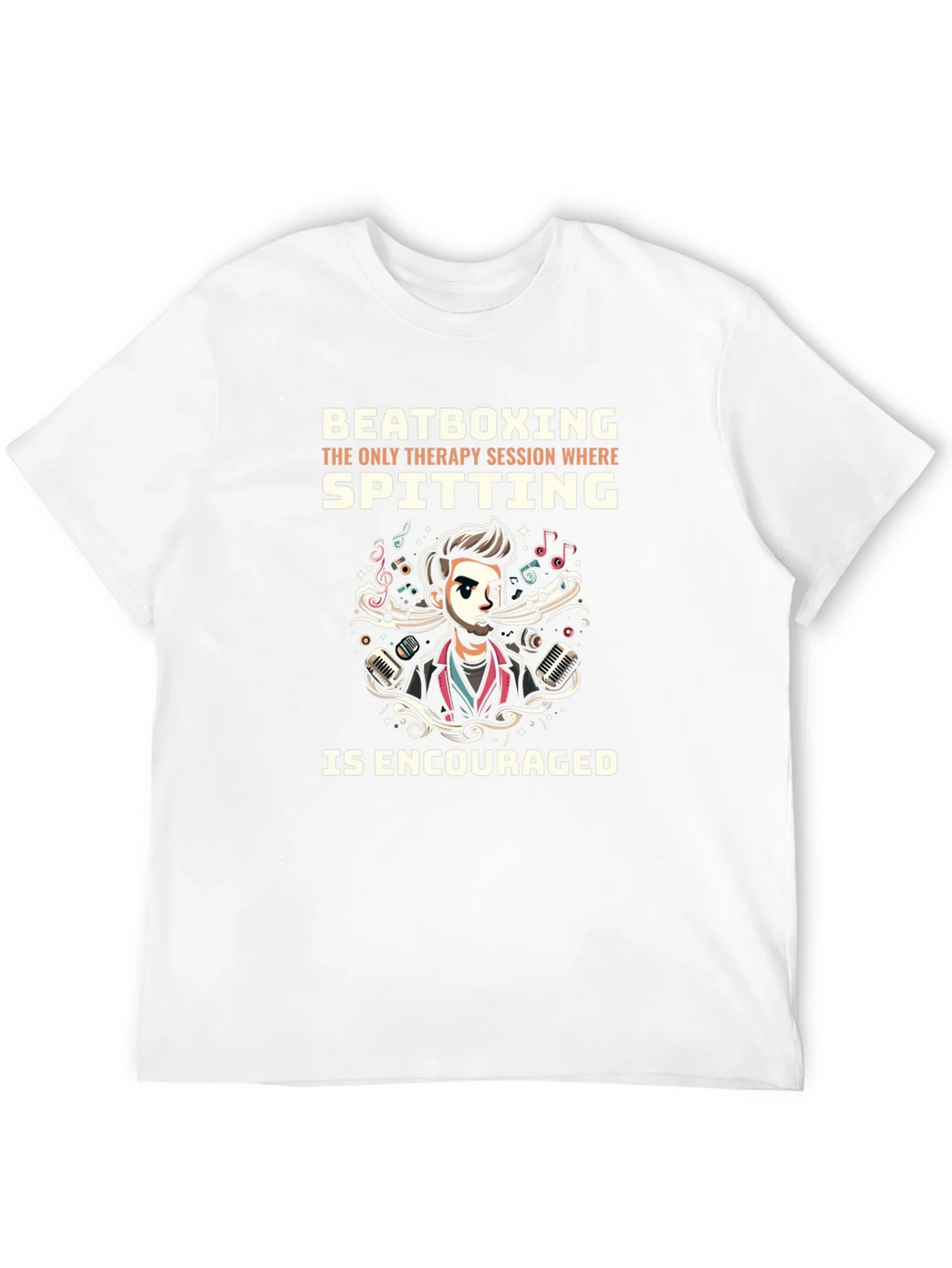 Beatboxing Therapy Session Graphic Tee product image 11