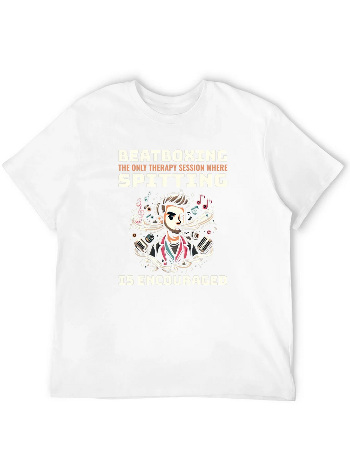 Beatboxing Therapy Session Graphic Tee product image 11