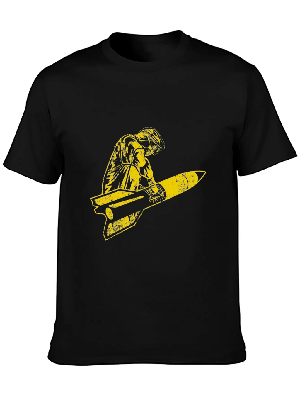 Retro Pilot Missile Ride Graphic T-Shirt product image 3