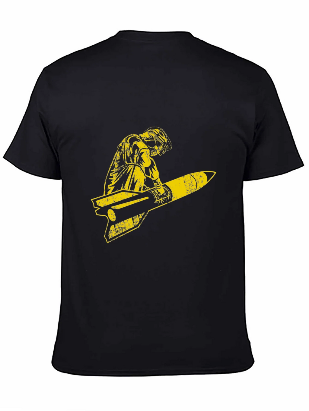 Retro Pilot Missile Ride Graphic T-Shirt product image 4