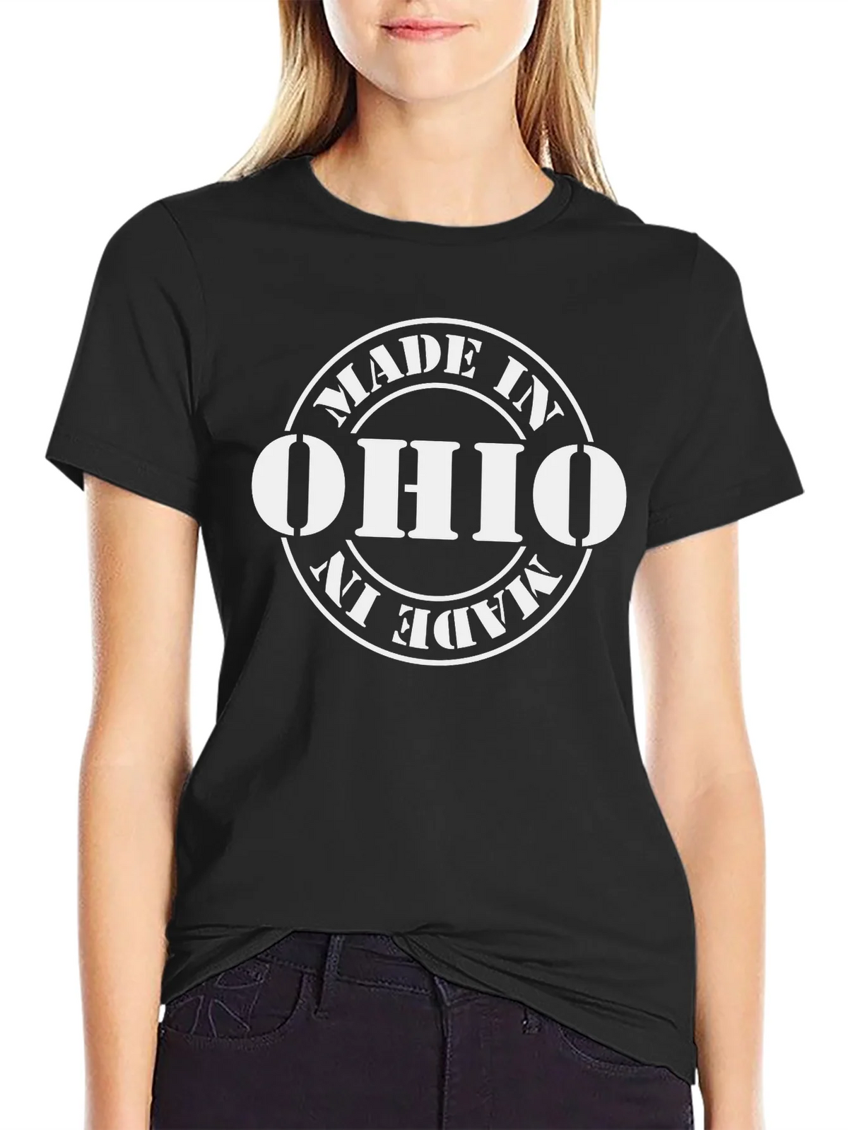 Made in Ohio T-Shirt - Black product image 2