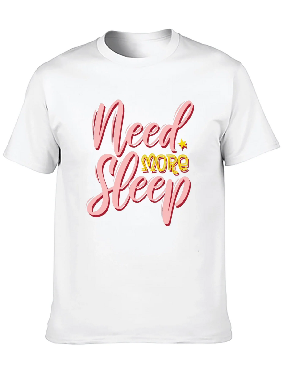 Need More Sleep T-Shirt - Black Cotton Graphic Tee product image 9