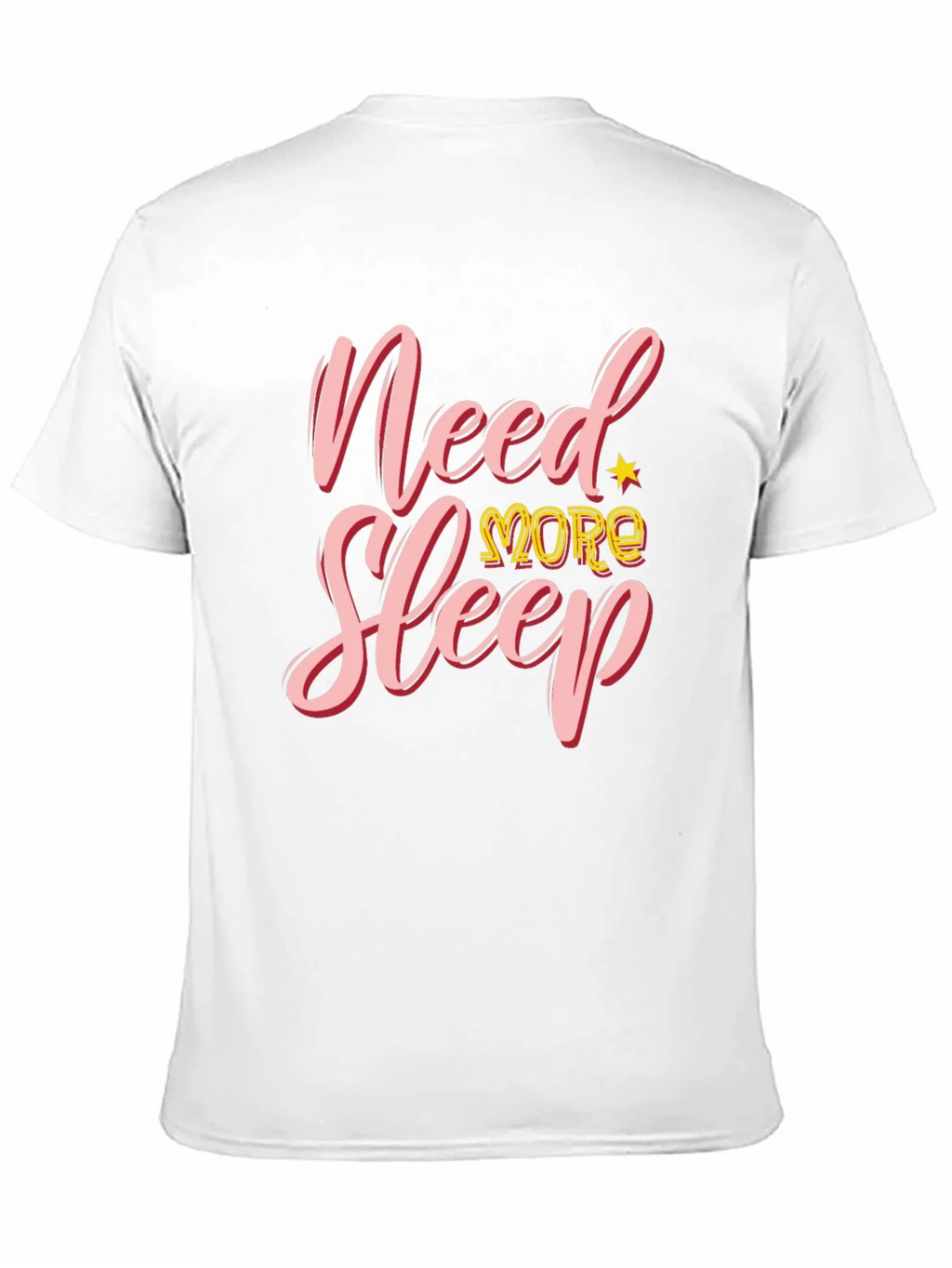 Need More Sleep T-Shirt - Black Cotton Graphic Tee product image 10