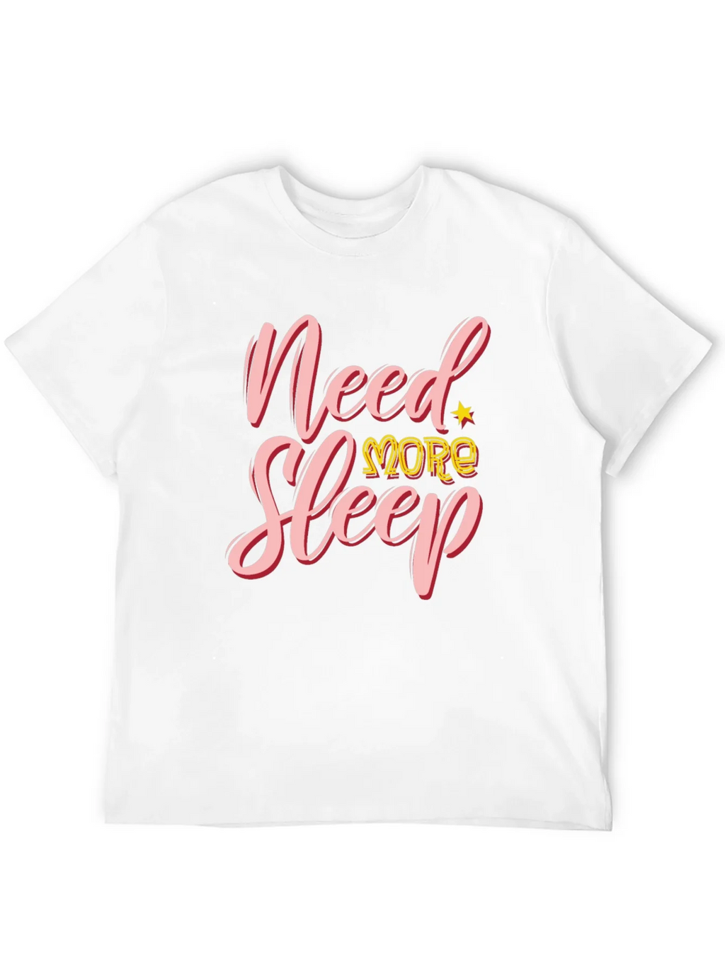 Need More Sleep T-Shirt - Black Cotton Graphic Tee product image 11
