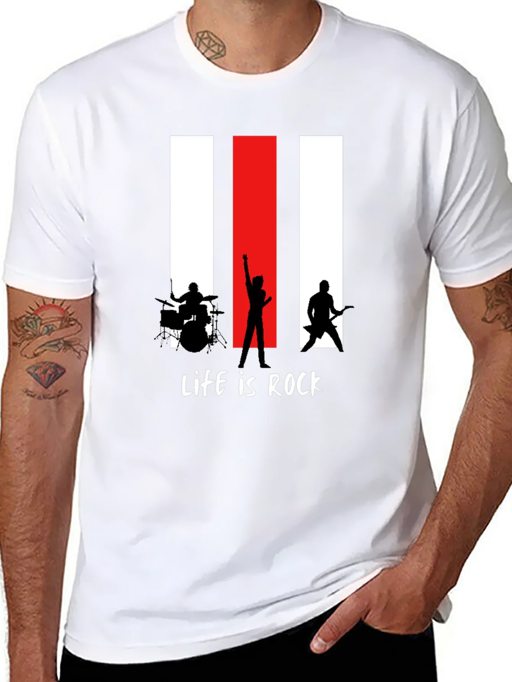 Life is Rock Band T-Shirt product image 7