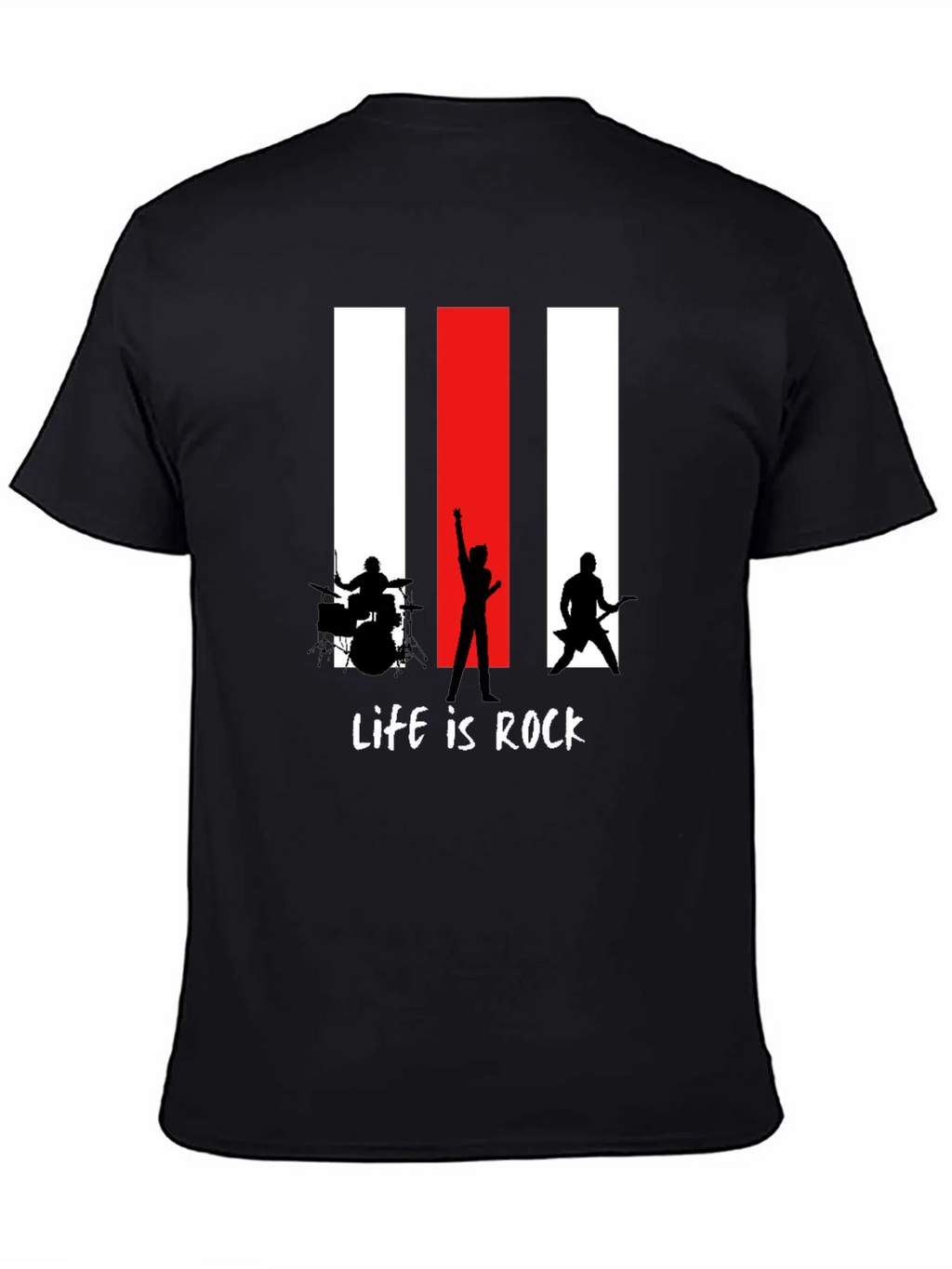 Life is Rock Band T-Shirt product image 4