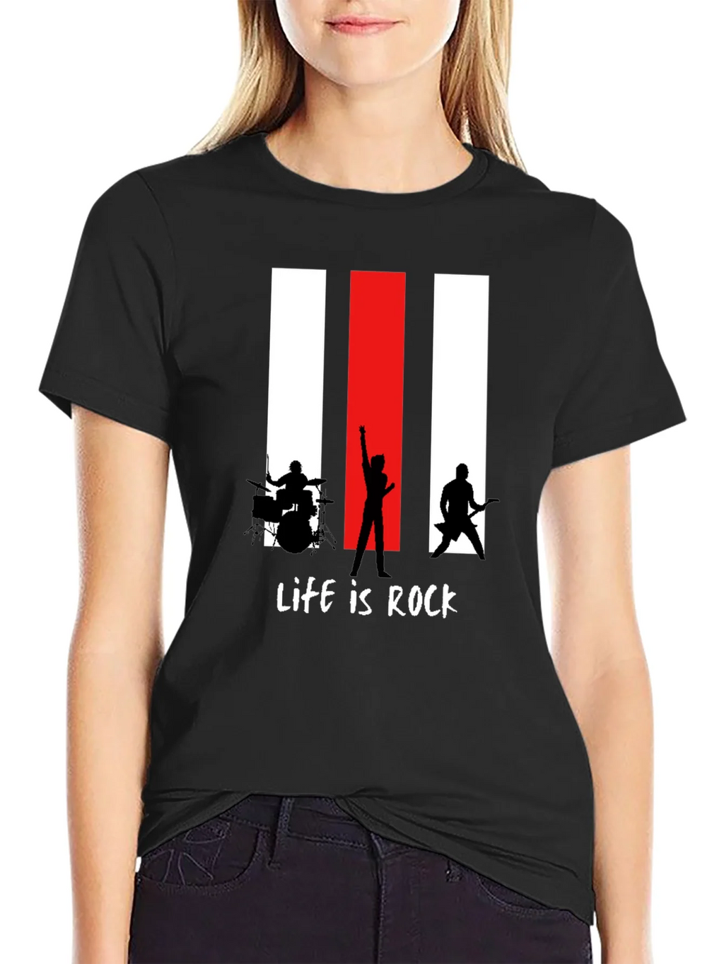 Life is Rock Band T-Shirt product image 2