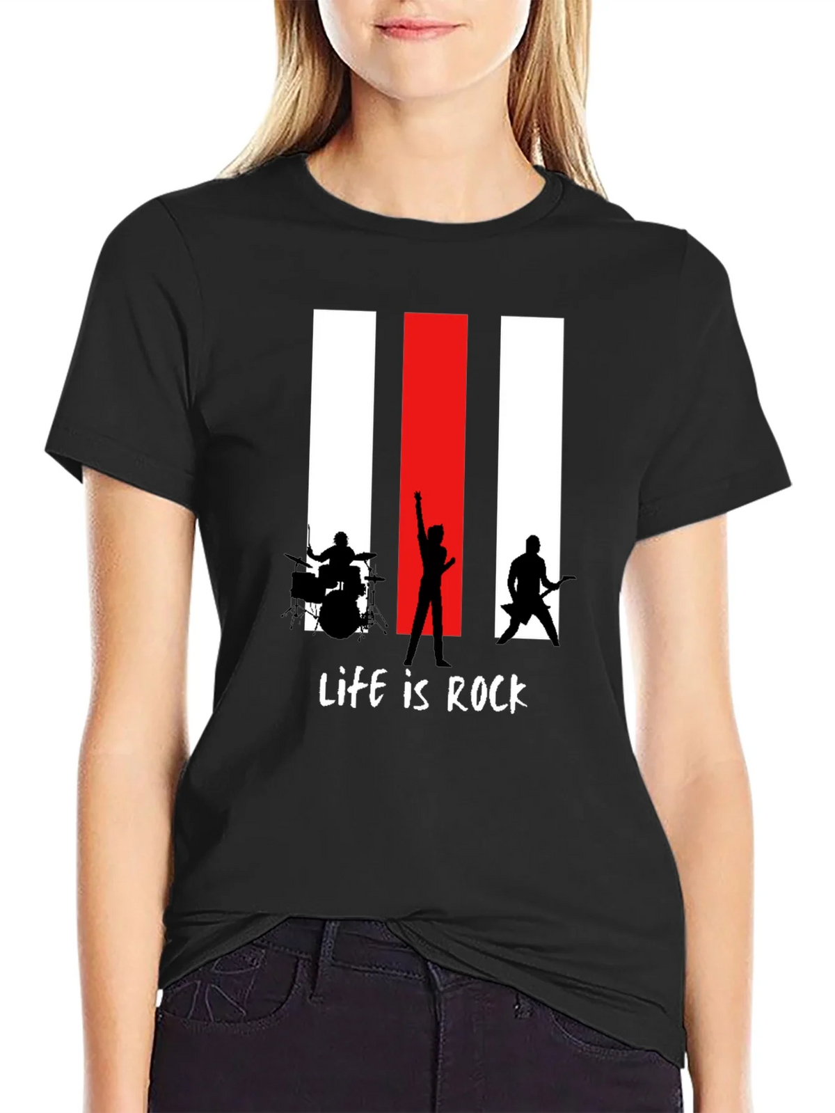 Life is Rock Band T-Shirt product image 2