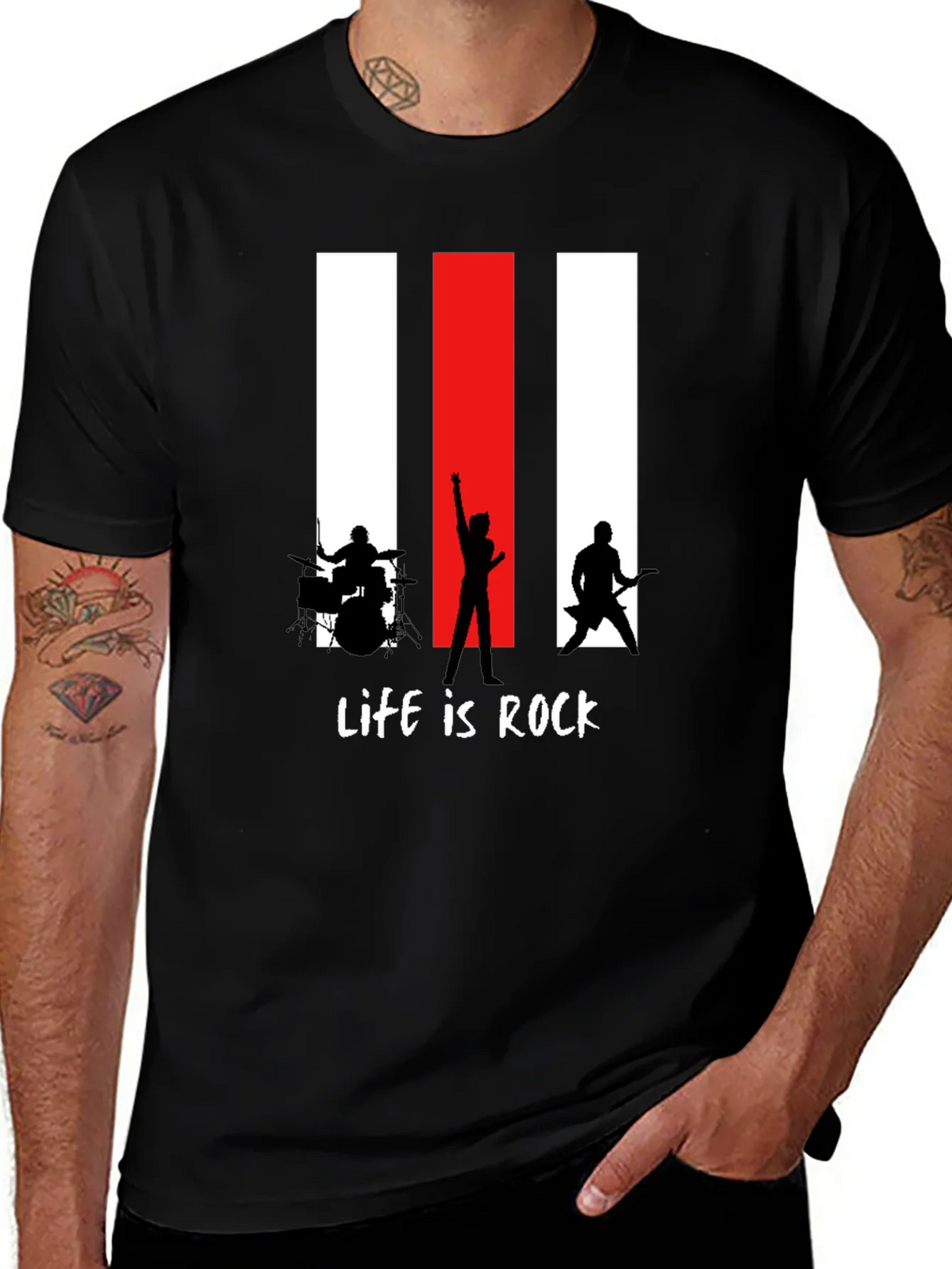 Life is Rock Band T-Shirt product image 1