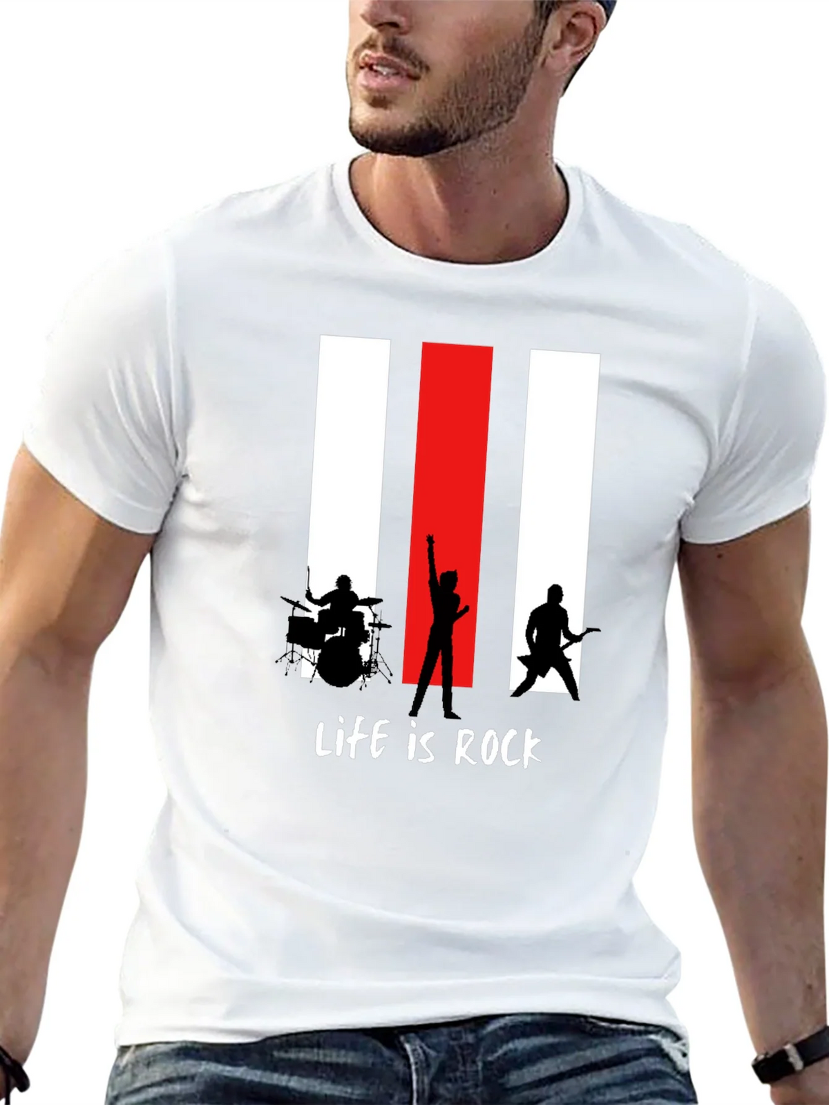 Life is Rock Band T-Shirt product image 12