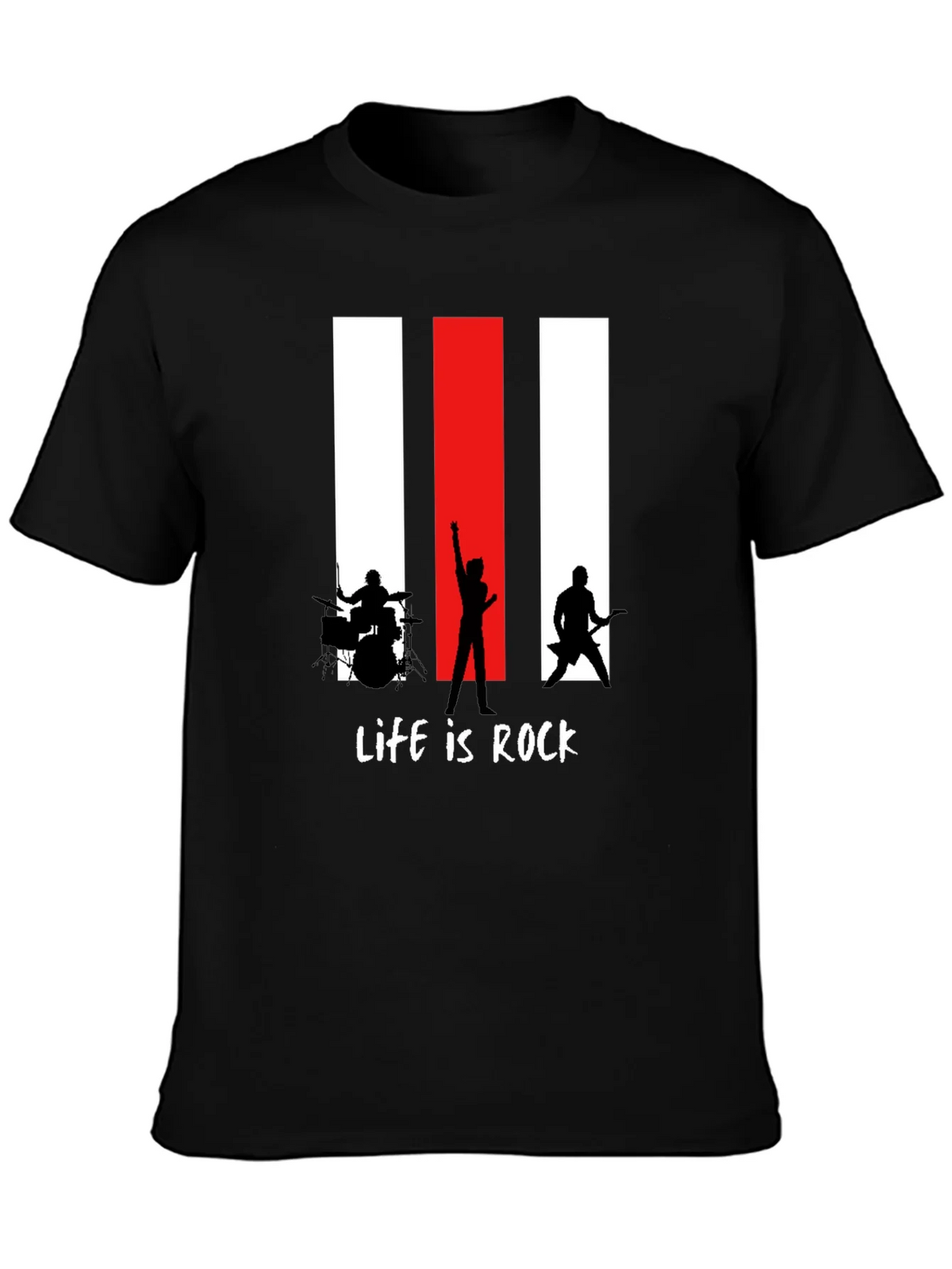 Life is Rock Band T-Shirt product image 3