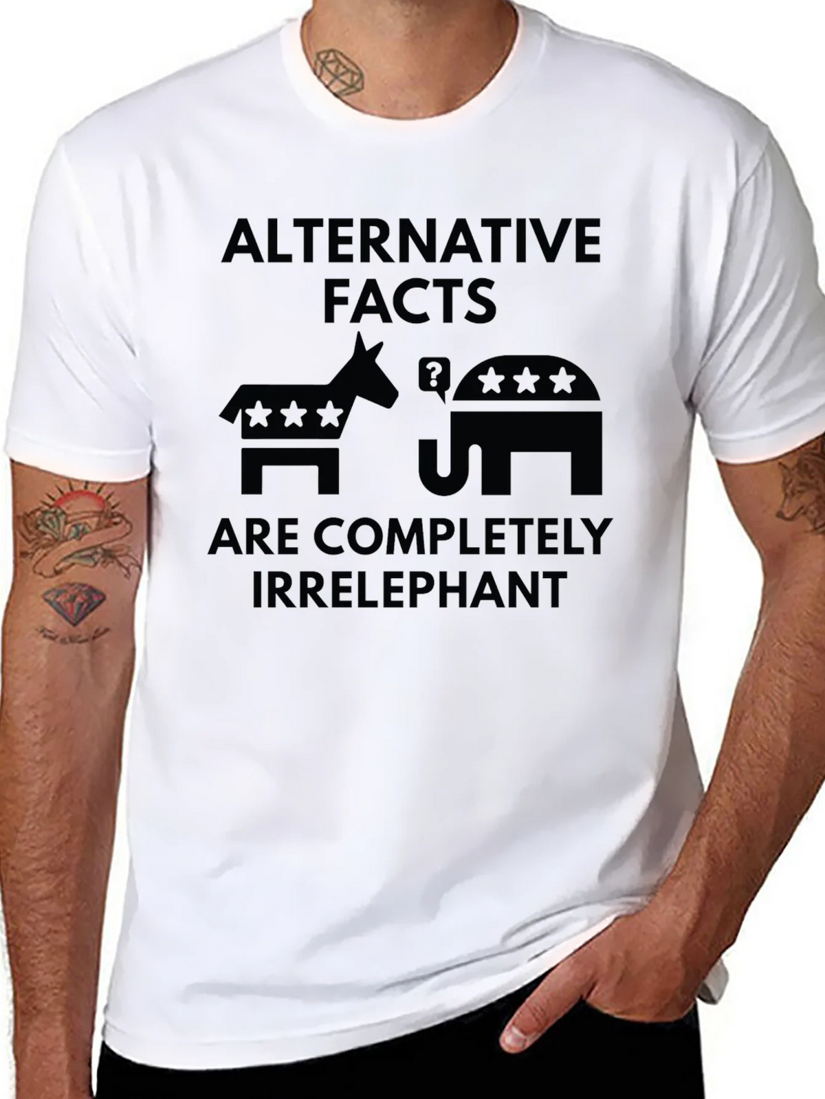 Alternative Facts Irrelephant T-Shirt product image 6